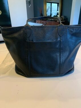 Longchamp large leather tote